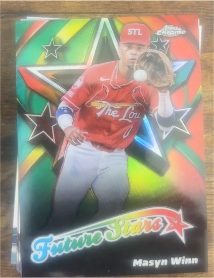 2025 Topps Chrome #FS-14 Masyn Winn Future Stars — front