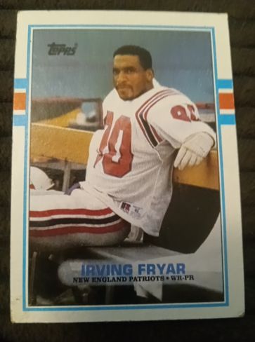 1989 Topps #204 Irving Fryar — front