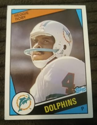 1984 Topps #127 Reggie Roby — front