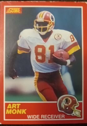 1989 Score #130 Art Monk — front