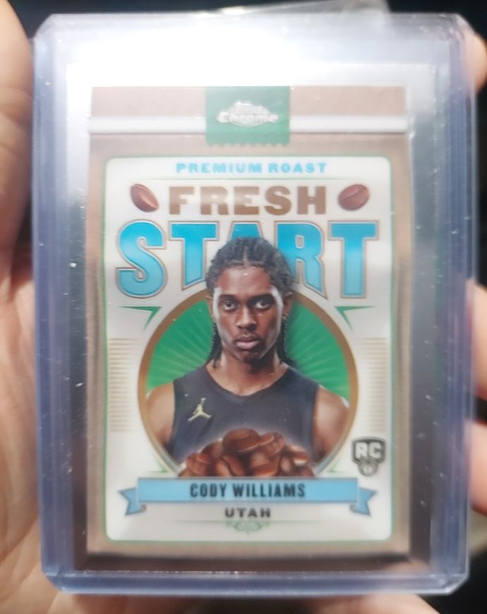 2024-25 Topps Chrome #FS-8 Cody Williams Fresh Start — front