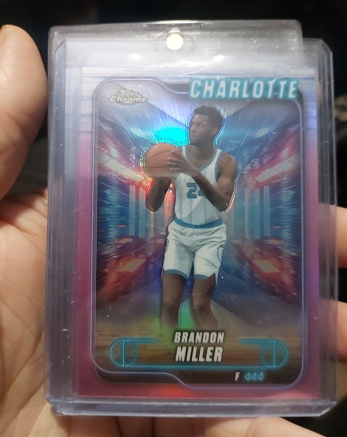 2024-25 Topps Chrome #61 Brandon Miller — front