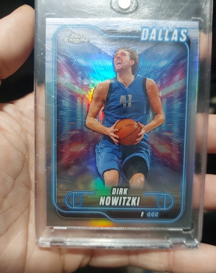2024-25 Topps Chrome #197 Dirk Nowitzki — front
