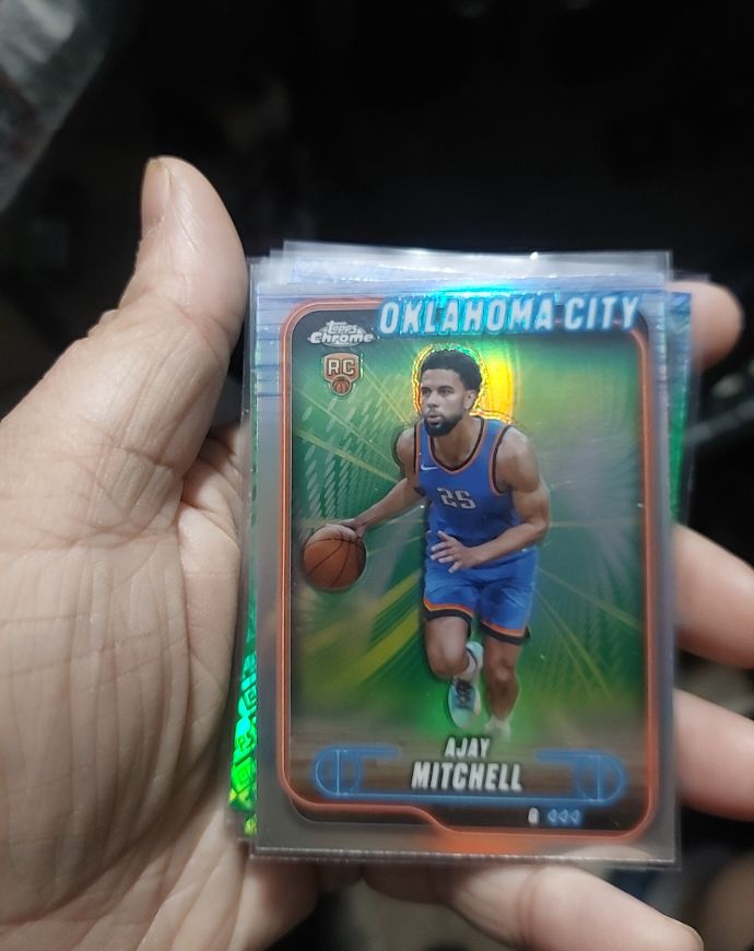 2024-25 Topps Chrome #132 Ajay Mitchell — front