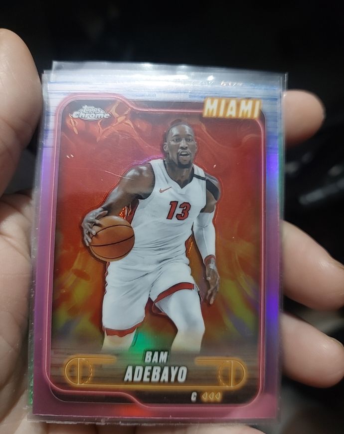 2024-25 Topps Chrome #33 Bam Adebayo — front