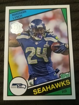 2015 Topps 60th Anniversary #T60-ML Marshawn Lynch — front