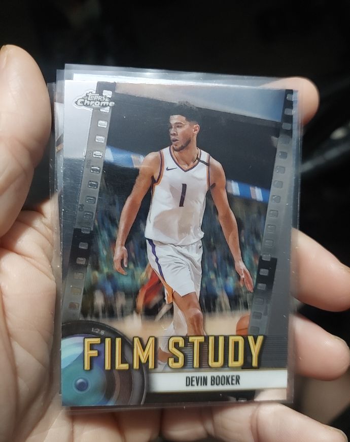 2024-25 Topps Chrome Basketball - Film Study #FS-8 Devin Booker — front