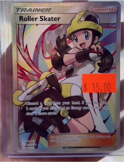 2019 Pokémon Sun & Moon Cosmic Eclipse #235 Roller Skater — front