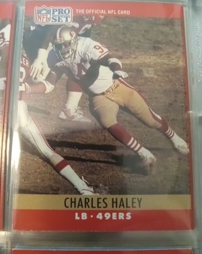 1990 Pro Set Charles Haley LB 49ers — front