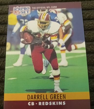 1990 Pro Set #323 Darrell Green — front