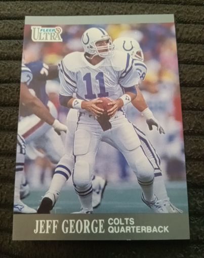 1991 Fleer Ultra #59 Jeff George — front