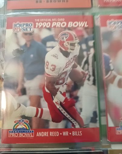 1990 Pro Set #366 Andre Reed Buffalo Bills Pro Bowl — front