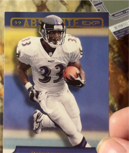 1999 Absolute EXP #55 Priest Holmes — front