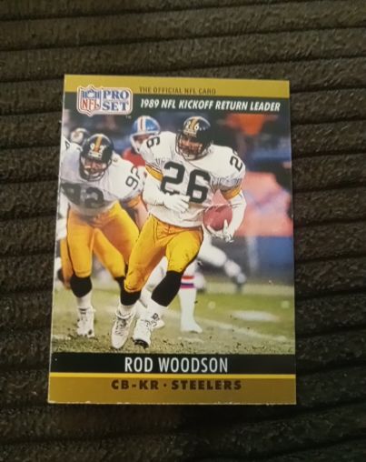 1990 Pro Set #16 Rod Woodson — front