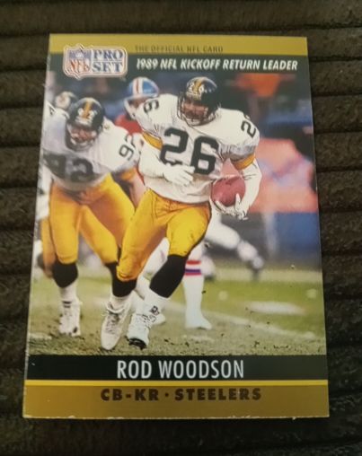 1990 Pro Set #16 Rod Woodson — front