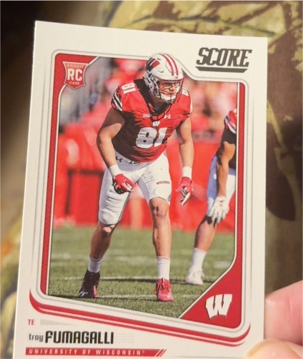 2018 Panini Score #427 Troy Fumagalli — front
