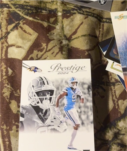 2024 Panini Prestige Baltimore Ravens Base Card — front