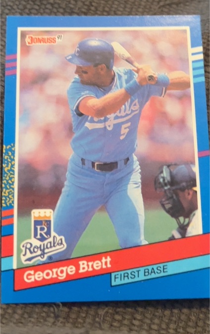 1991 Donruss #201 George Brett — front