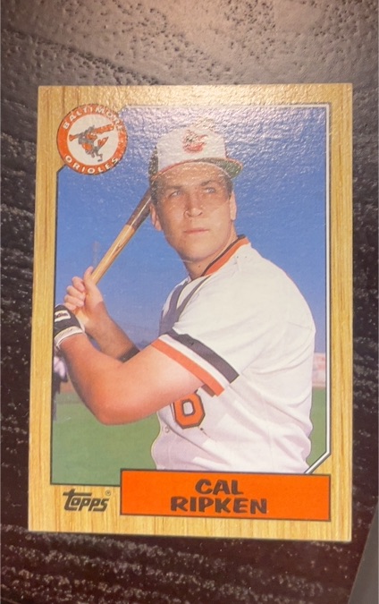 1987 Topps #784 Cal Ripken Jr. — front