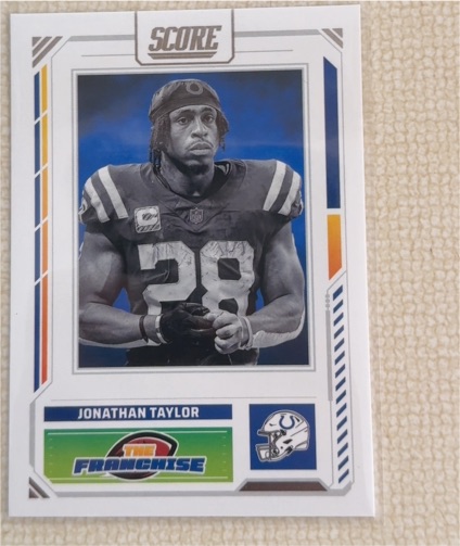 2025 Panini Score #14 Jonathan Taylor The Franchise — front