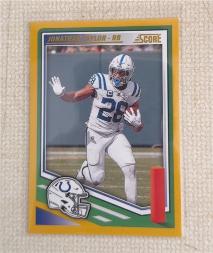 2025 Panini Score #89 Jonathan Taylor — front