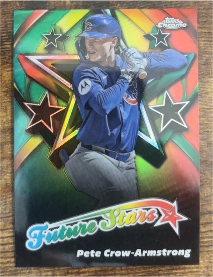 2025 Topps Chrome #FS-8 Pete Crow-Armstrong Future Stars — front