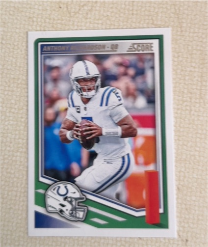 2025 Panini Score #142 Anthony Richardson — front
