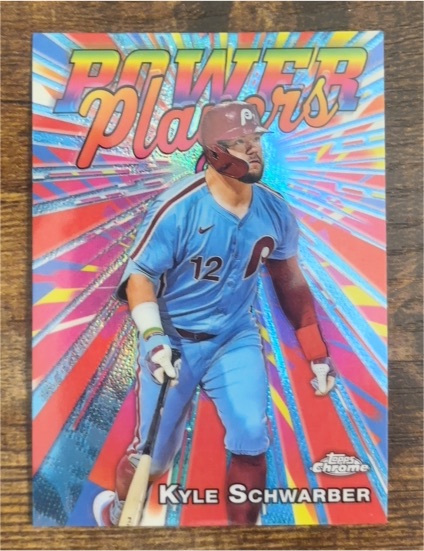 2025 Topps Chrome #PP-15 Kyle Schwarber Power Players — front