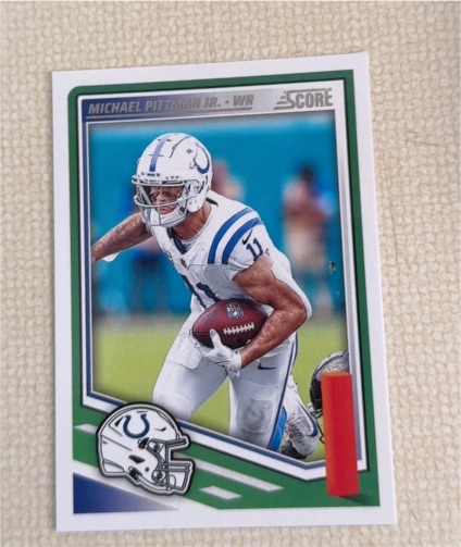 2025 Score #246 Michael Pittman Jr. — front