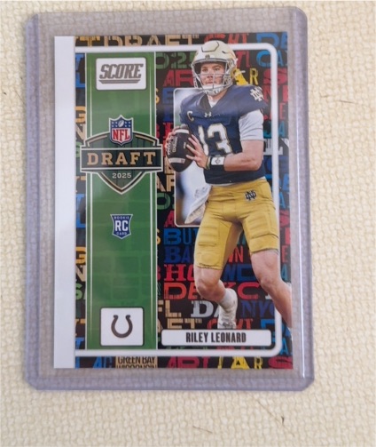 2025 Panini Score NFL Draft #20 Riley Leonard — front