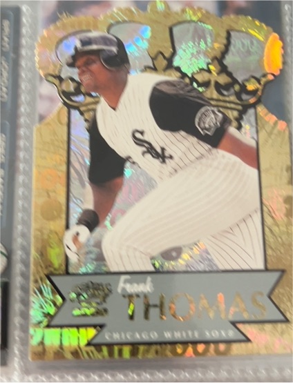 2000 Pacific Gold Crown Die Cuts #11 Frank Thomas — front
