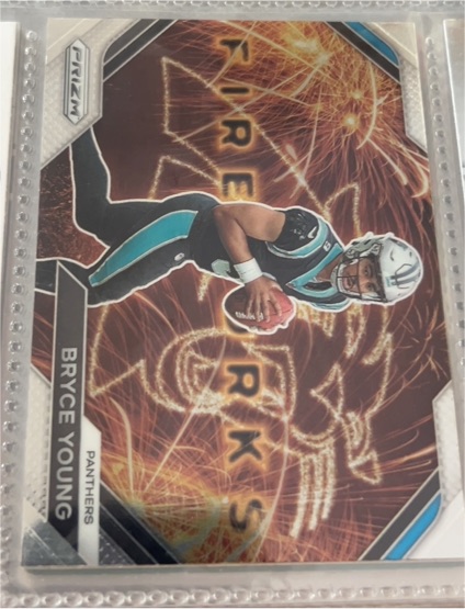 2023 Panini Prizm #F-6 Bryce Young Fireworks — front