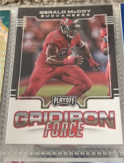 2017 Panini Playoff Gridiron Force #8 Gerald McCoy — front