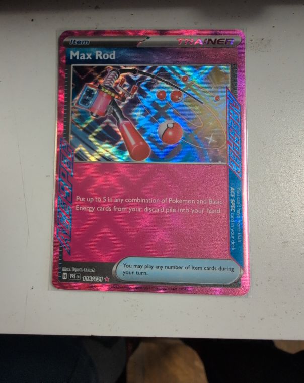 2025 Pokémon TCG Prismatic Evolutions #116 Max Rod — front