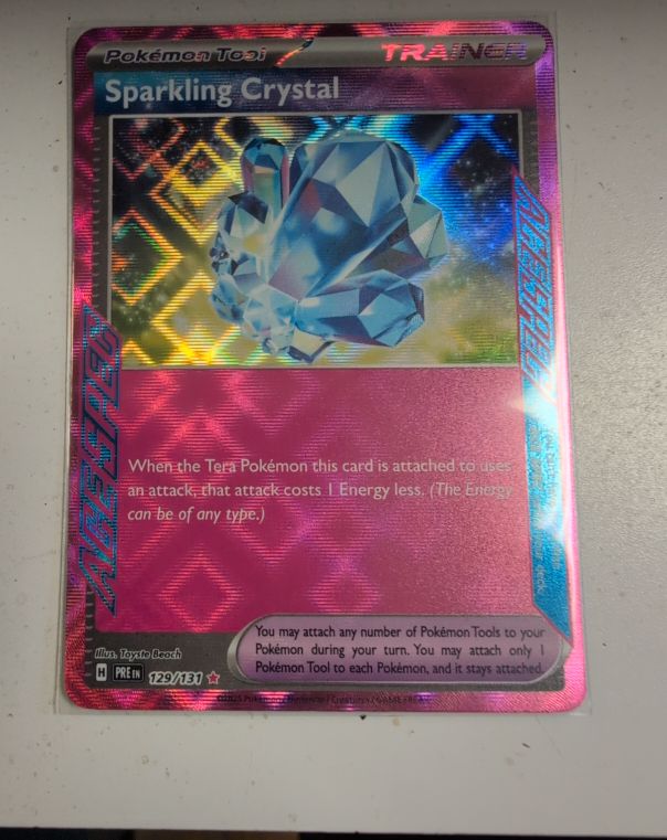 2024 Pokémon TCG #142 Sparkling Crystal — front
