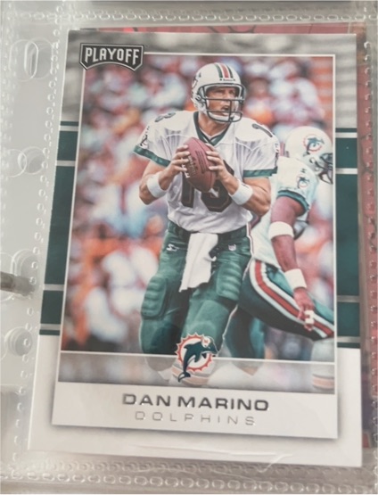 2017 Panini Playoff #143 Dan Marino Miami Dolphins — front