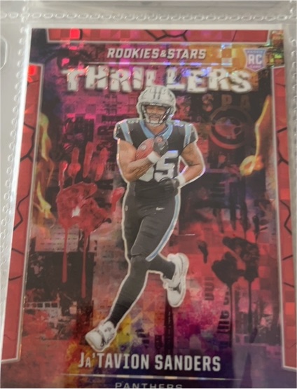 2024 Panini Rookies & Stars - Thrillers Ja'Tavion Sanders #T-JSS — front