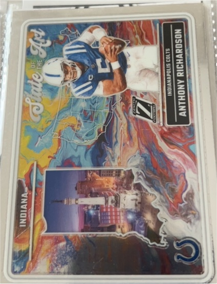 2024 Panini Zenith State of the Art #12 Anthony Richardson — front