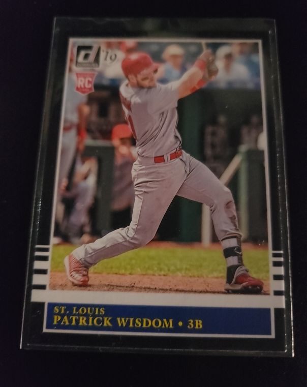 2019 Donruss #225 Patrick Wisdom RC — front