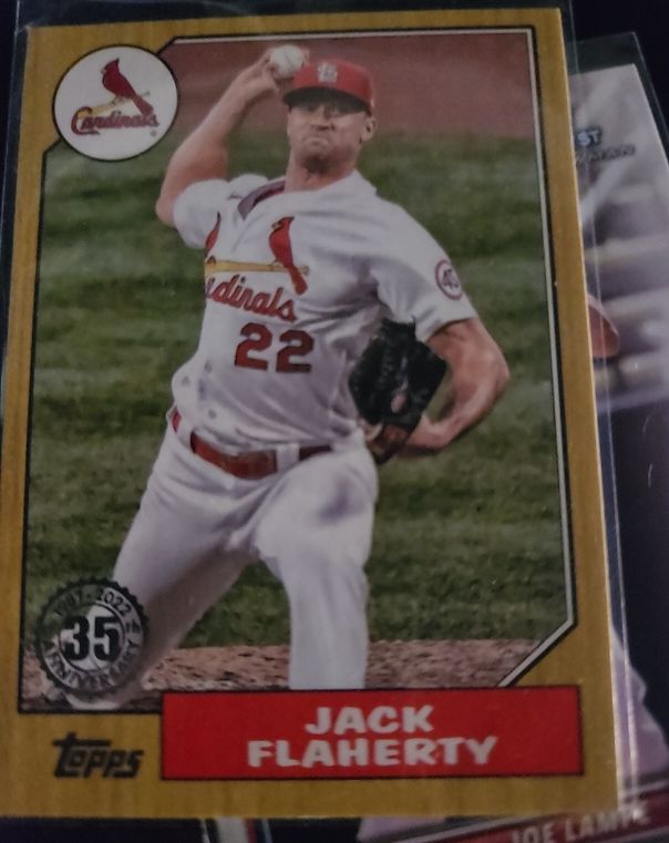 2022 Topps 1987 Topps Baseball 35th Anniversary #87TB-45 Jack Flaherty — front