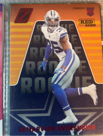 2023 Panini Zenith #128 Demarvion Overshown Red Zone — front