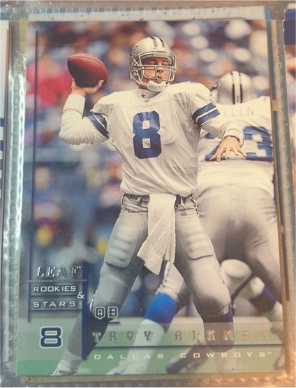1998 Leaf Rookies & Stars #118 Troy Aikman — front