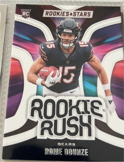 2024 Panini Rookies & Stars Rookie Rush #RR-ROE Rome Odunze — front