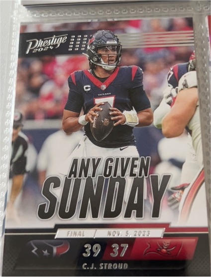 2024 Panini Prestige Any Given Sunday #AGS-CSD C.J. Stroud — front