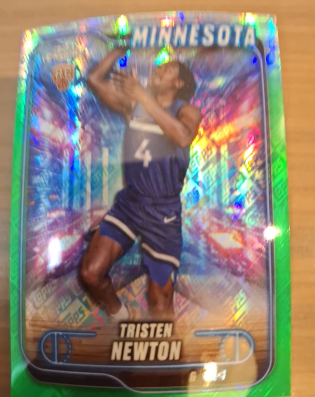 2024-25 Topps Chrome #108 Tristen Newton — front