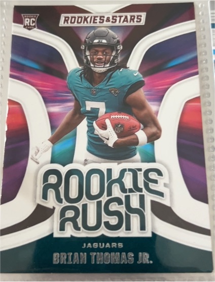 2024 Panini Rookies & Stars Rookie Rush #RR-BTJ Brian Thomas Jr. — front
