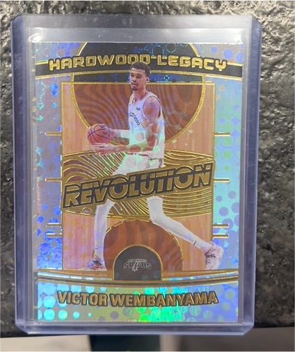 2024-25 Panini Revolution #10 Victor Wembanyama Hardwood Legacy — front