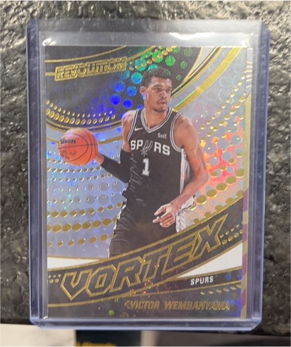 2024-25 Panini Revolution #17 Victor Wembanyama Vortex — front