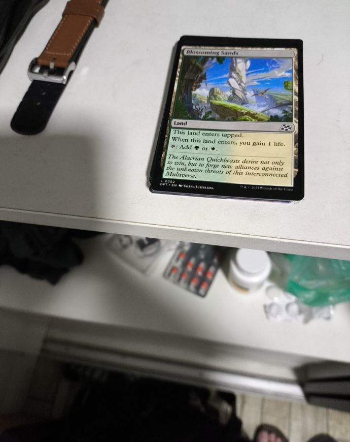2024 Magic: The Gathering #0252 Blossoming Sands — front