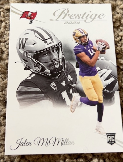 2024 Panini Prestige #351 Jalen McMillan — front